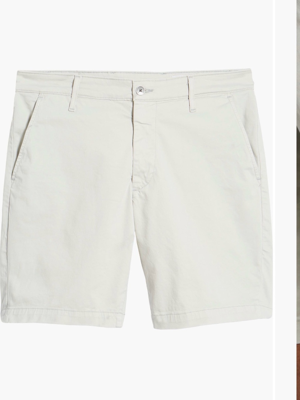 AG Wanderer Slim Shorts 34 Fade to Graye Stretch Chino